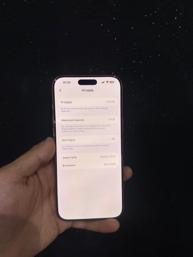 APPLE 17 PRO MAX 256 GB PİL 100 GARANTİLİ SERİ ÇİFT SIM - 7