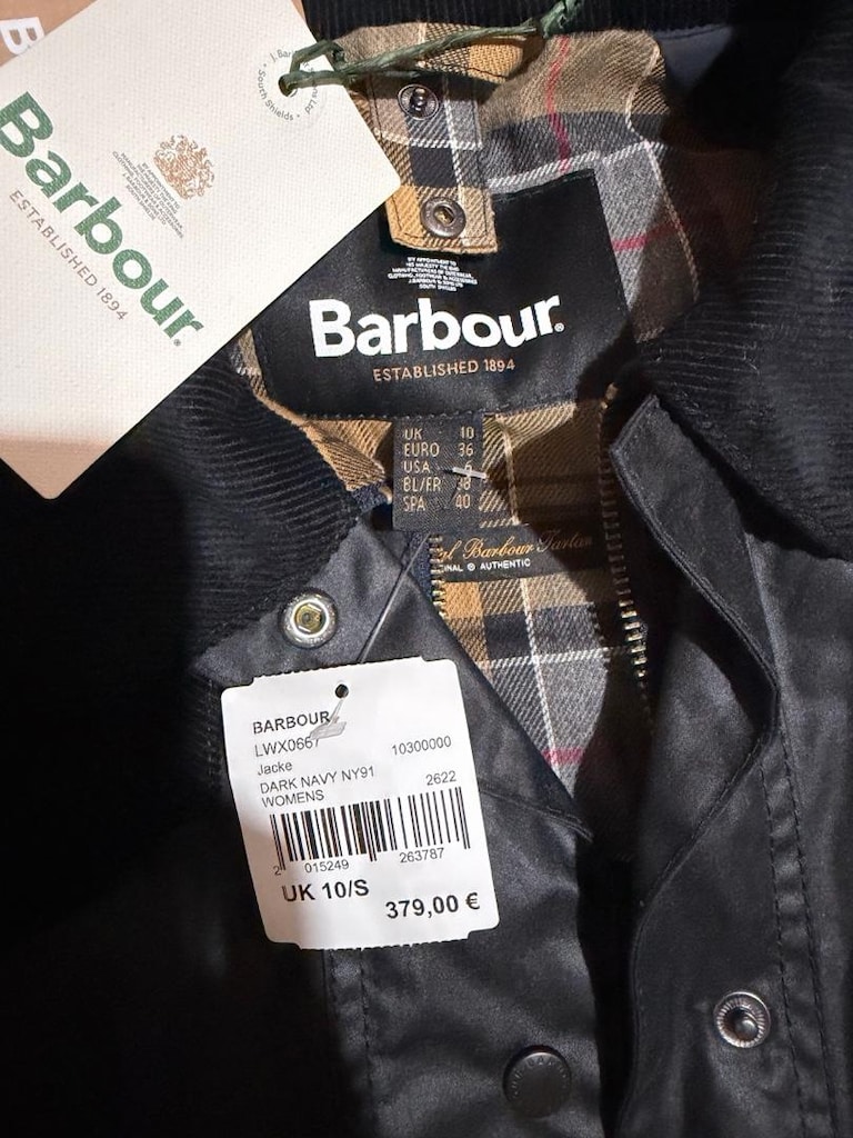 Barbour Klasik Model Mont – Orijinal, S Beden - 3