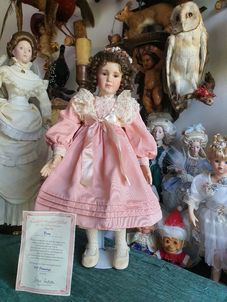 porselen bebek vintage damgalı koleksiyonluk - 16