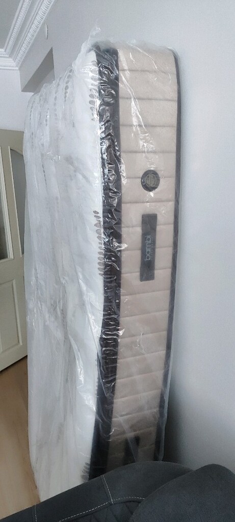 Bambi tek kişilik yatak ürün sıfır.100*200 ebat petli ürün çok kalitel - 3