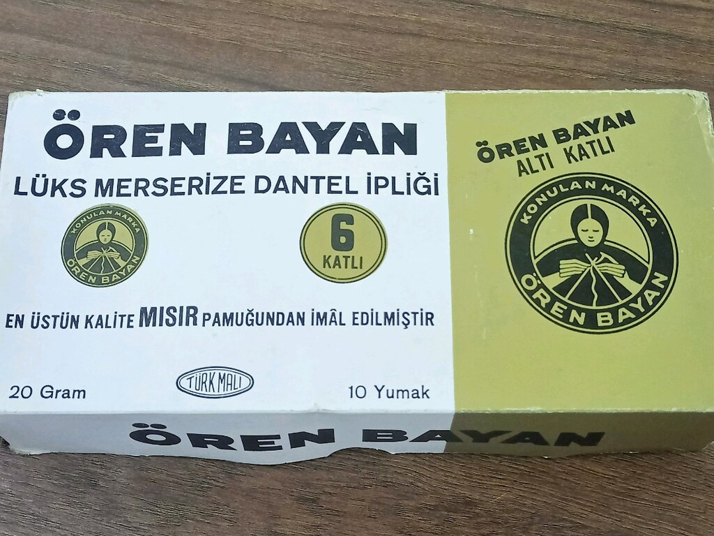 HEPSİ 100 TL ORENBAYAN DANTEL İPLİGİ 7 adet TAM YUMAK - 4