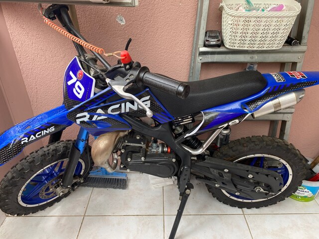 Bakımlı benzinli çocuk motoru