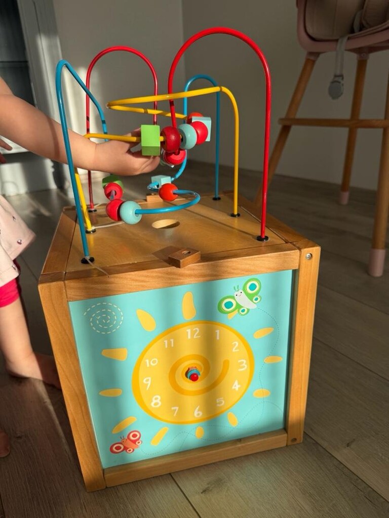 ahşap eğitici aktivite oyuncak - 4