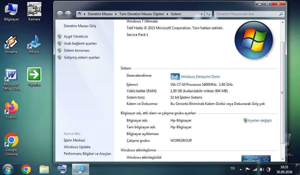Hp Mini 2133 Pc Laptop - 9