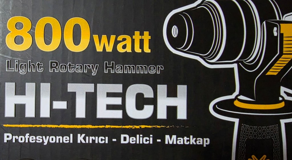 800 Watt SGSPLUS KIRICI DELİCİ MATKAP. ÇANTALI. Sıfır açılmadık kutu - 11