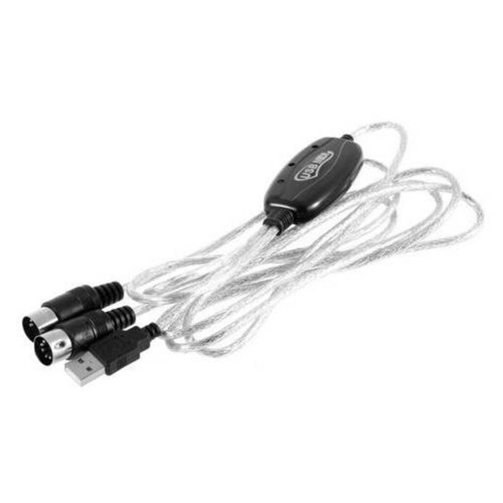USB To 2x Midi Org Kablosu Çevirici Dönüştürücü Adaptör Kablo - 2