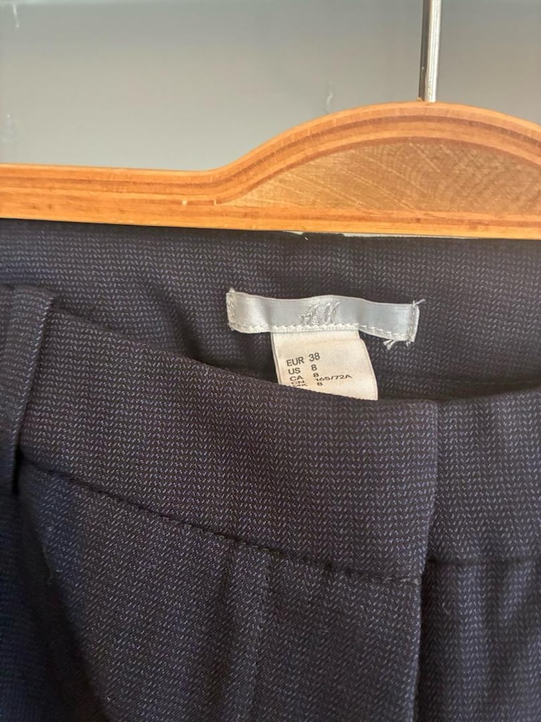 H&M lacivert pantolon - 5