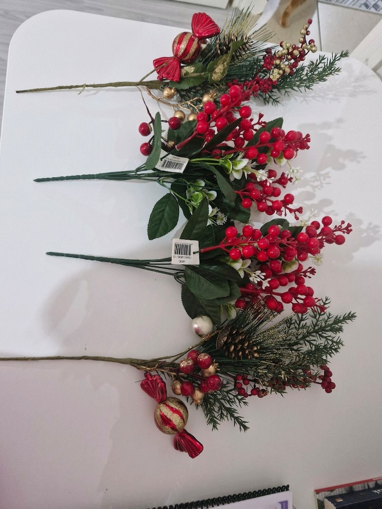 4 adet hiç kullanılmamış çiçek - 3