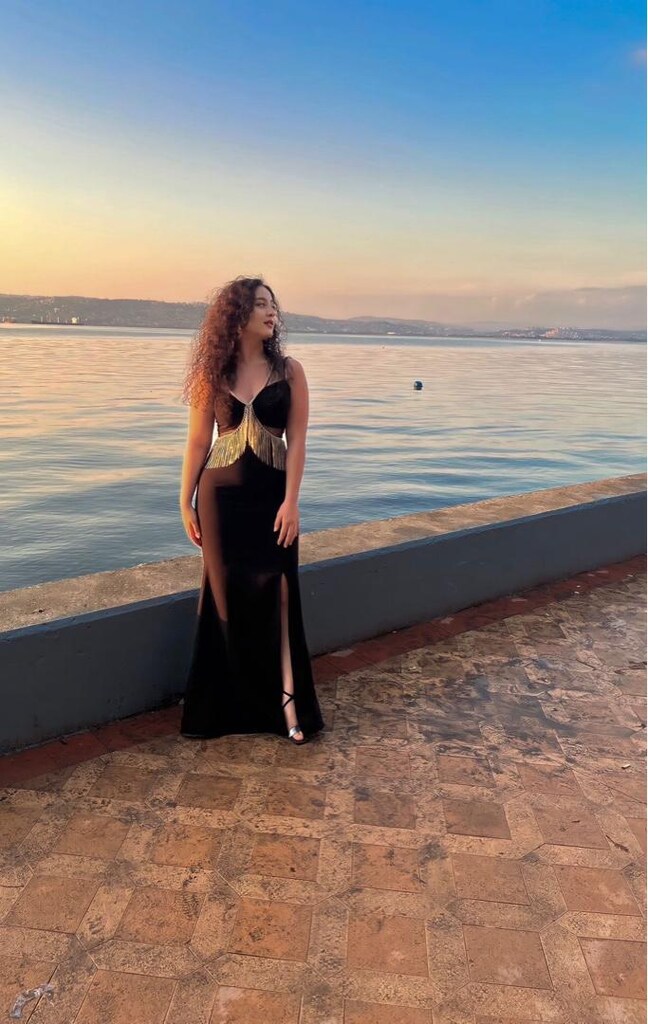 ALFABETA Taş Askı Yırtmaçlı Abiye - 3