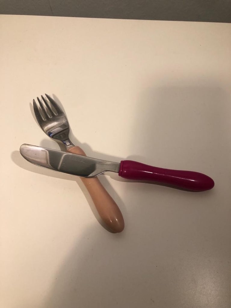 Karaca Çocuk Pembe Çatal Bıçak Seti