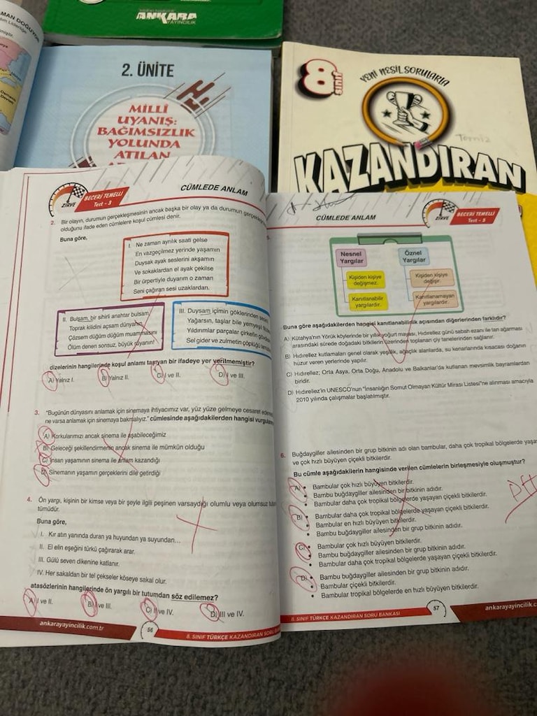 8. sınıf lgs kitapları - 2