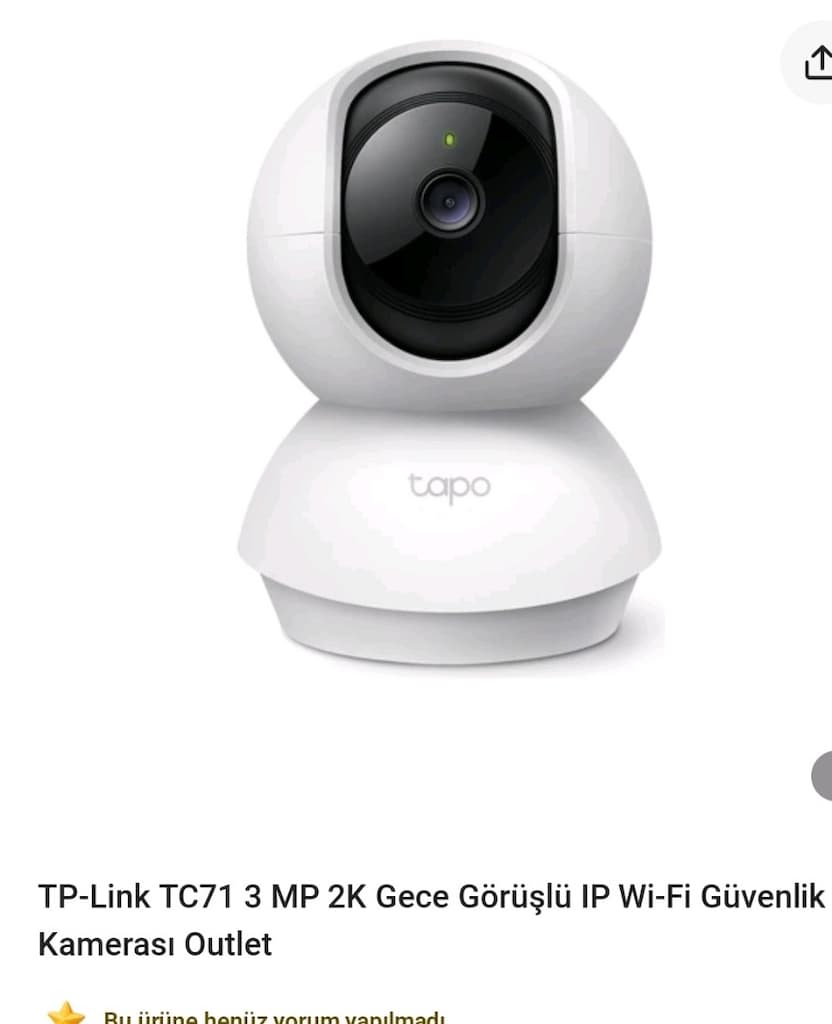 TP-LINK TAPO C210 360° KABLOSUZ IP KAMERA 2K