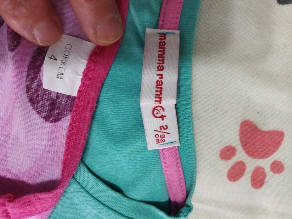 turkuaz ve pembe kamuflaj çocuk tişörtleri - 8