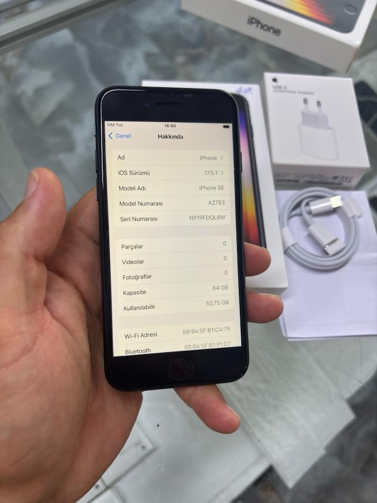 MÜHENDİSCELL’DEN İPHONE SE 3. NESİL PİL %99 KUTU FATURA - 4