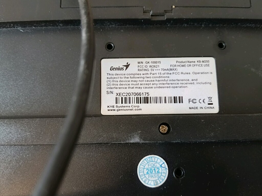 Genius Kablolu Klavye (KB-M200) + Genius hoparlör seti - 4
