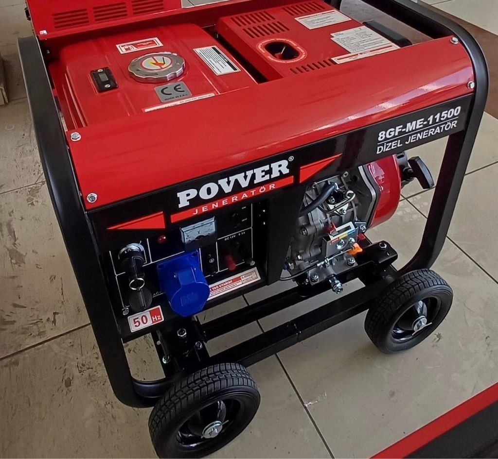 power 11500 lük dizel jeneratör garantili - 3