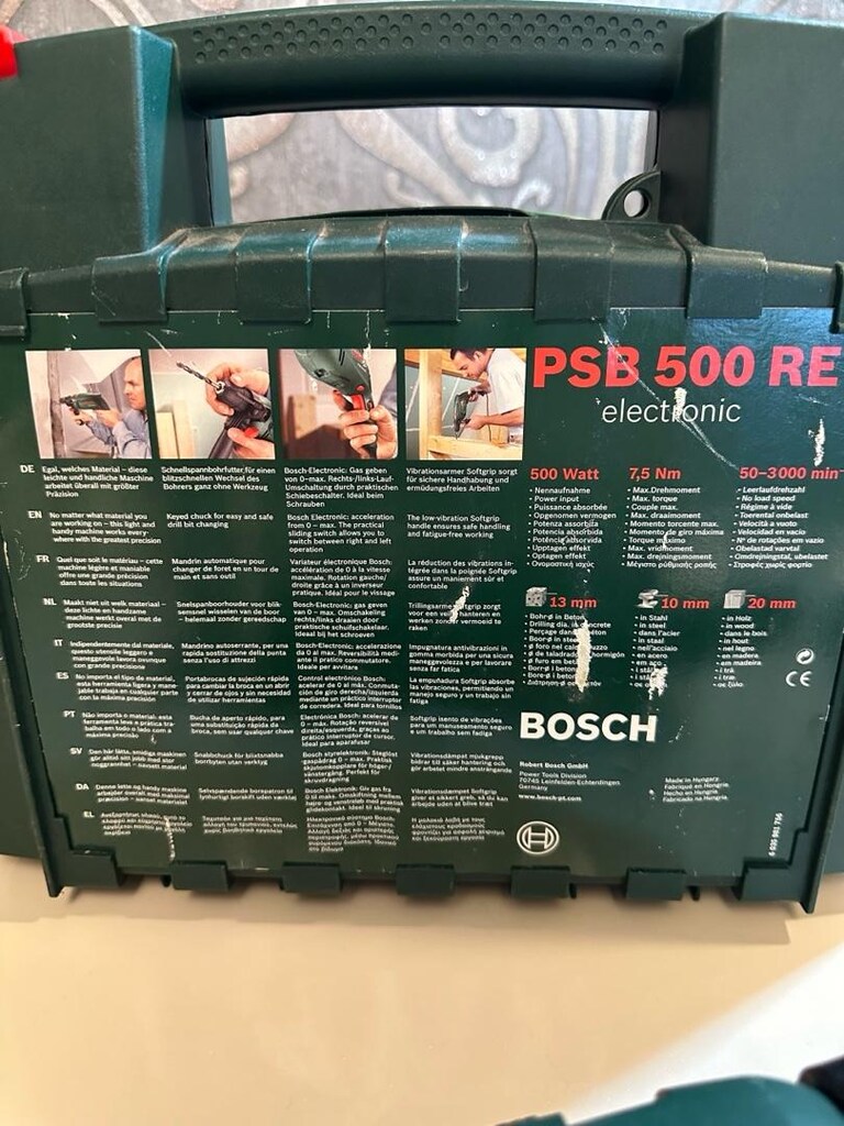 Bosch Psb 500 RE darbeli matkap çantalı - 3