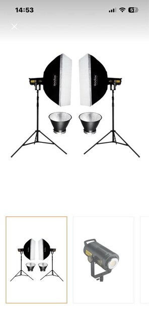 Godox FV150 2'li Kit 150 Watt Video Fotoğraf Işığı