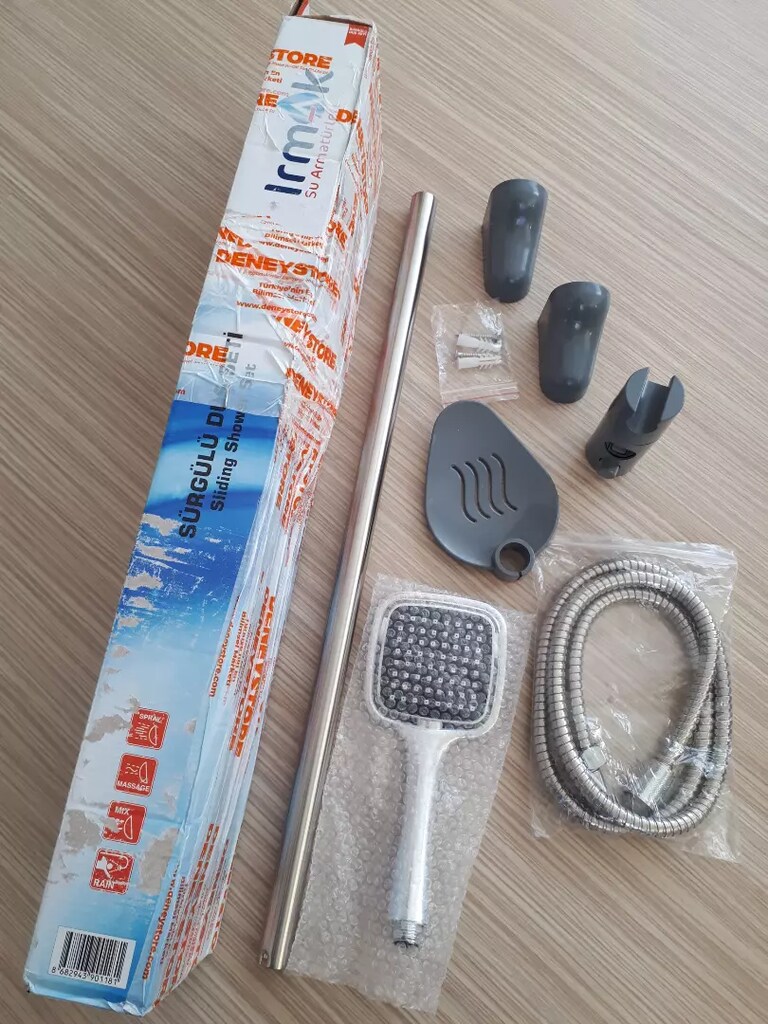 İrmak Kare Sürgülü Duş Seti - 11