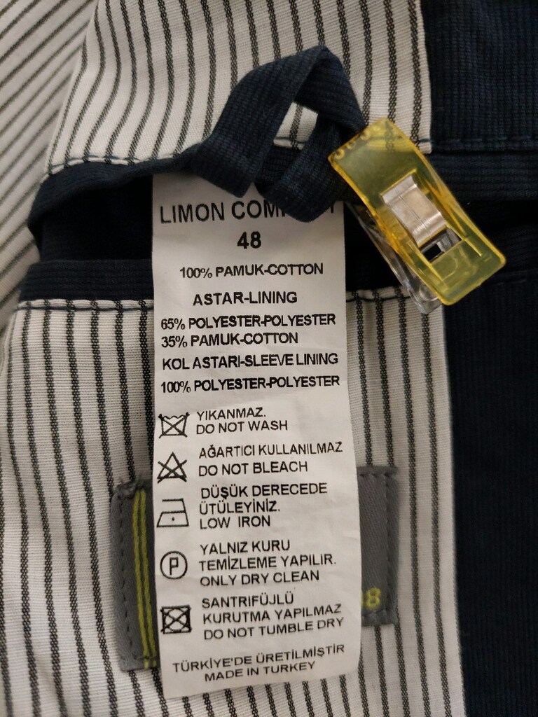 LİMON COMPANY erkek lacivert spor ceket — görsel 7/10