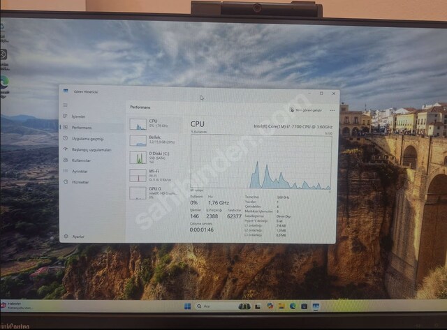 SIFIR AYARINDA LENOVO THİNKCENTRE ALL IN ONE