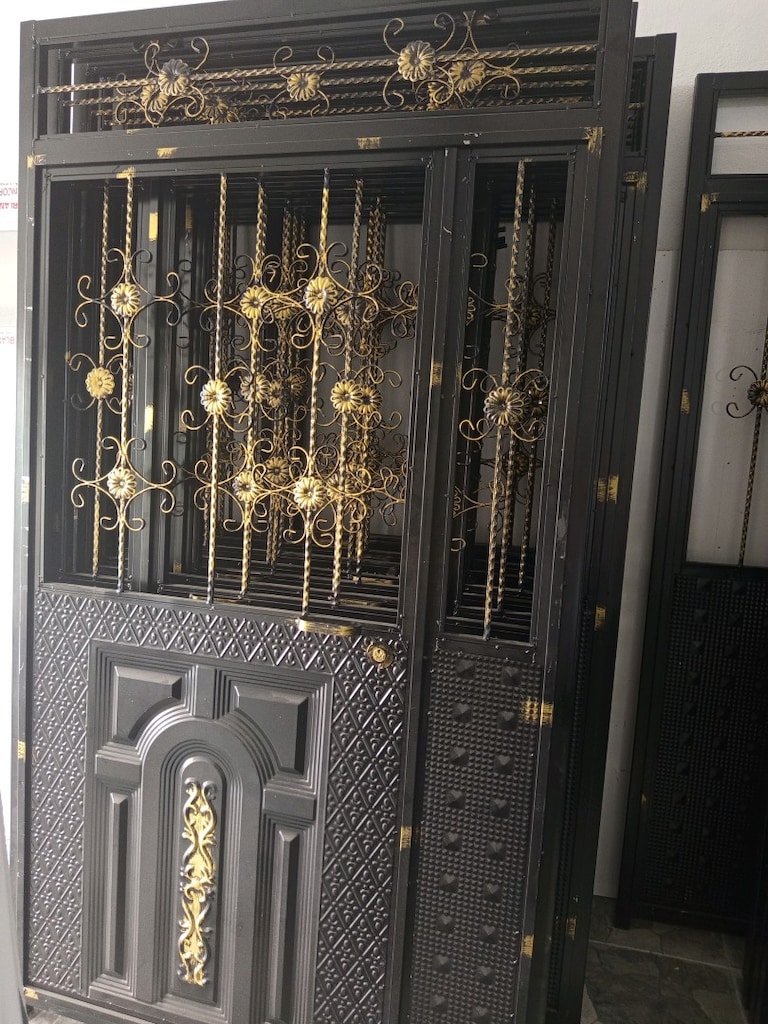 Üreticiden Yüksek Güvenlikli Demir Kapı / Bina, Bahçe ve Depo Giriş - 3
