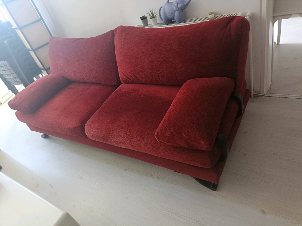 bordo modern bambu ahşap koltuk - 2