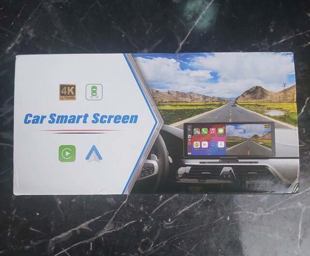 4K Araç Kamerası Car play screen.