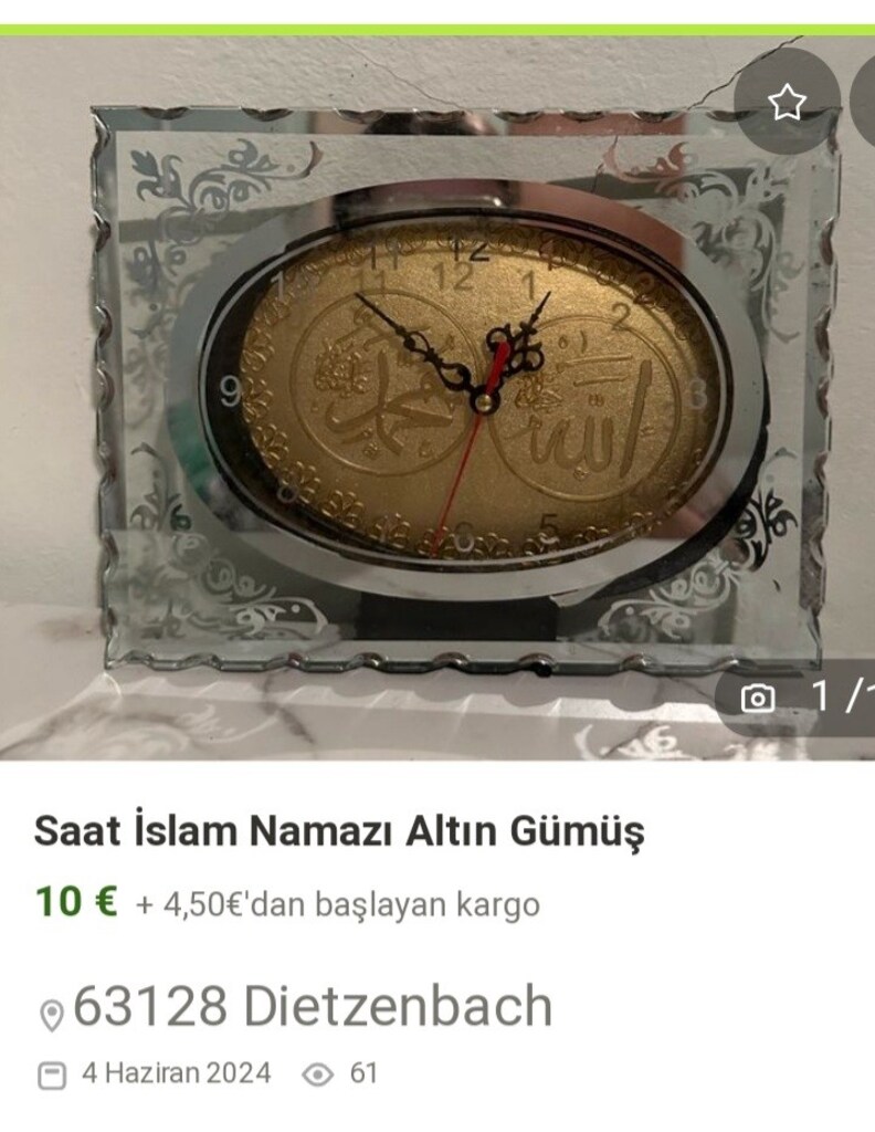 ouartz masa saati/resim çerçevesi - 6