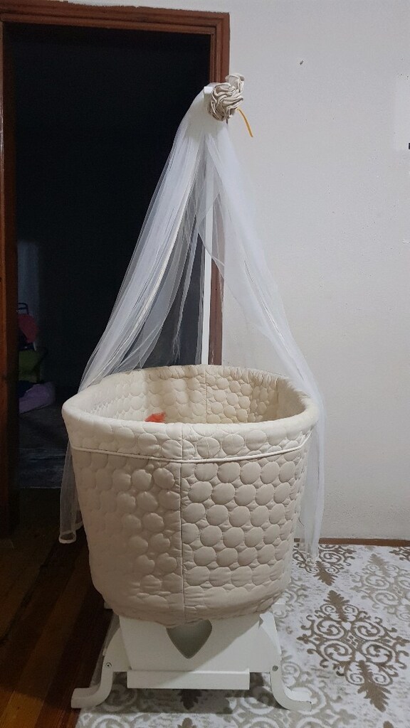 Çilek mobilya Bebek Beşiği, Sallanan Beşik - 11