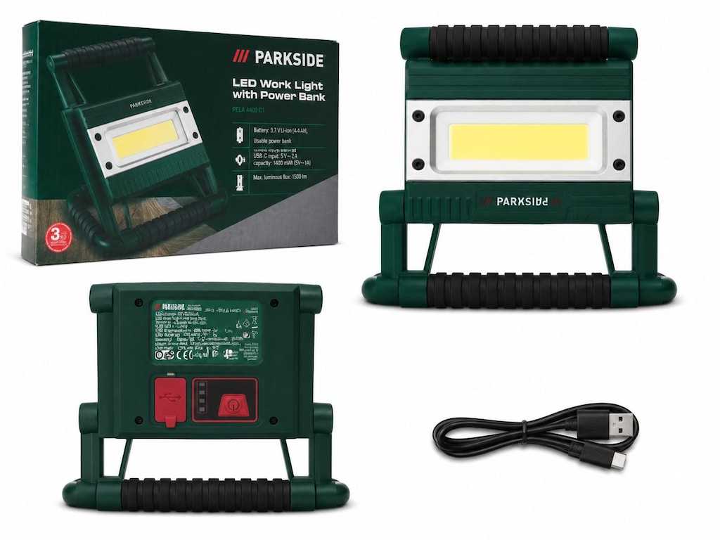 PARKSIDE LED Çalışma Lambası + Powerbank | Sıfır | Almanya