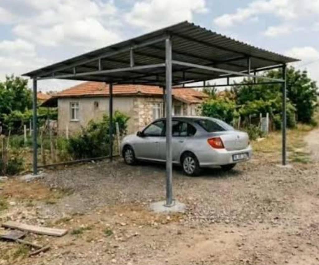 çatı otopark sundurma çardak sandviç panel -saç - 4