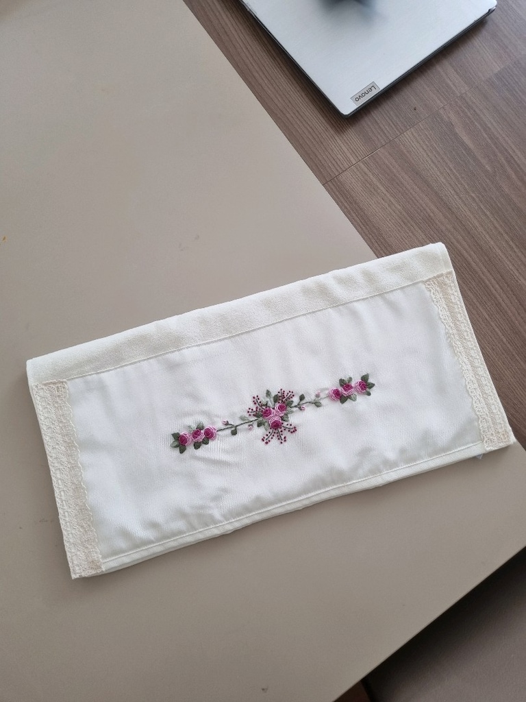 Rokoko nakış işlemeli havlu - 3