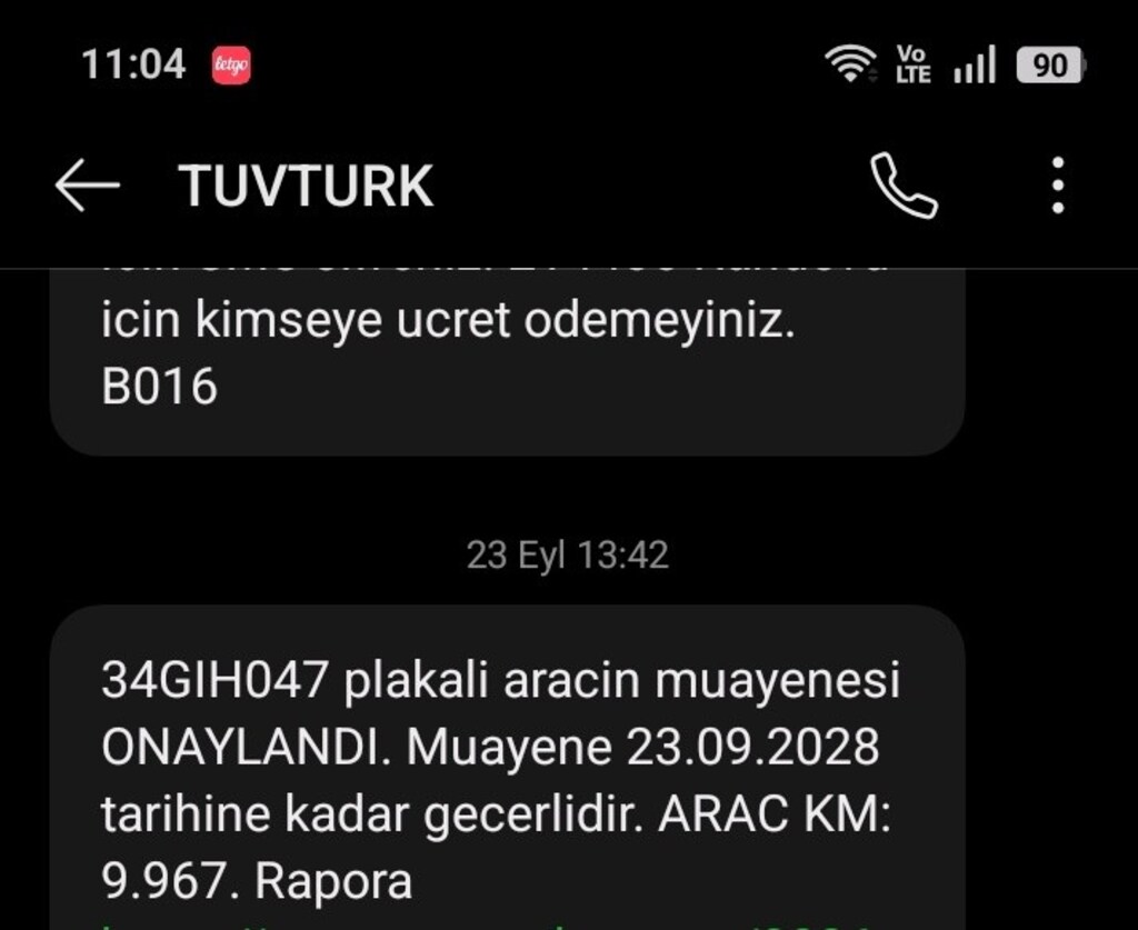BAKIMLARI YENİ DÜŞÜK KM - 6