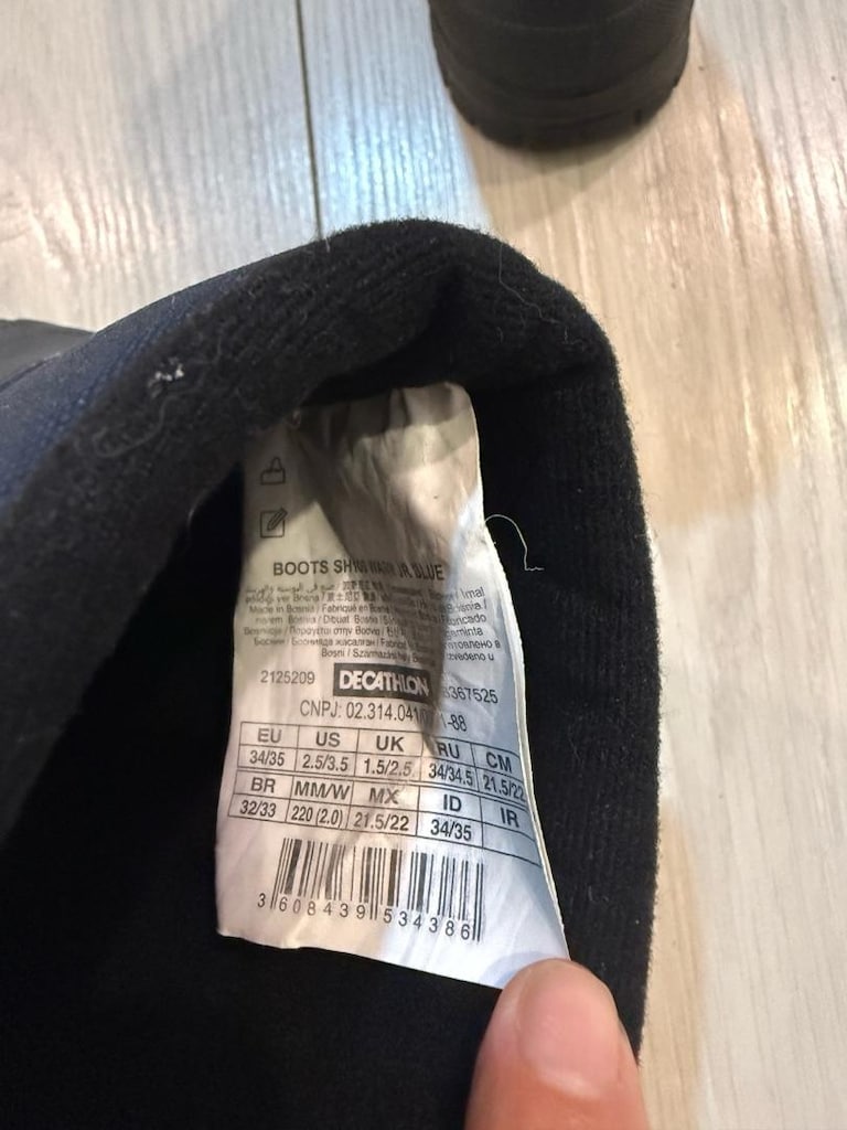 Decathlon Quechua Çocuk Outdoor Kar Botu - Su Geçirmez - Mavi - SH100 - 2