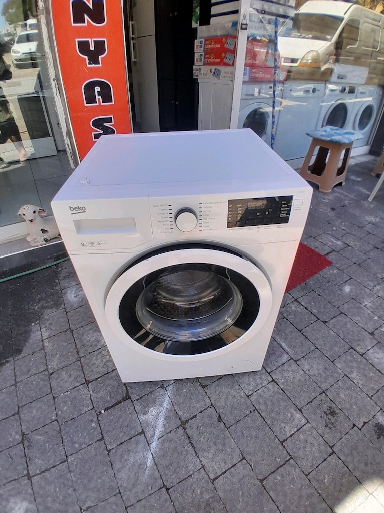 Temiz sağlam çalışır durumda beko marka 9 kiloluk çamaşır makinesi - 3