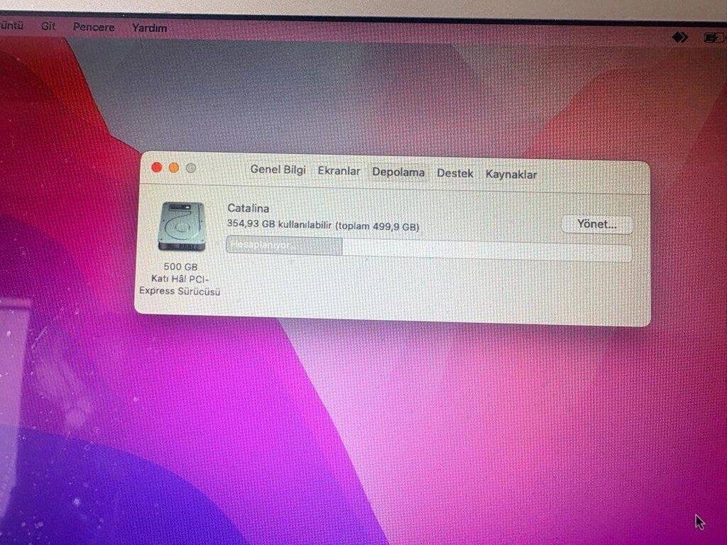 Apple Mac book Air A1466 model 500 gb yükseltilmiş ssd-2.2 ghz i7 iş. - 5