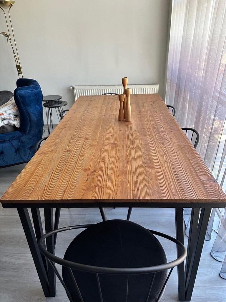 Ahşap yemek masası - 6