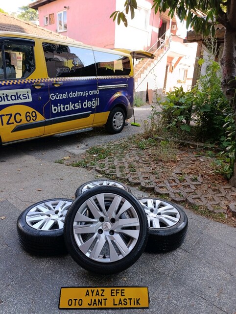 16 INÇ 4*108 PEUGEOT ORJİNAL EKİPMAN JANT LASTİK TAKIMI