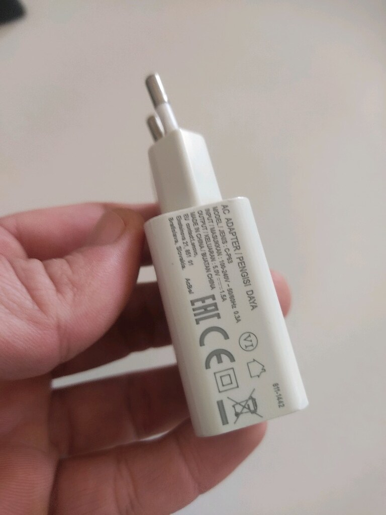 Orjinal Lenovo AC Adapter Pengisi Daya Şarj Cihazı 1,5A - 6