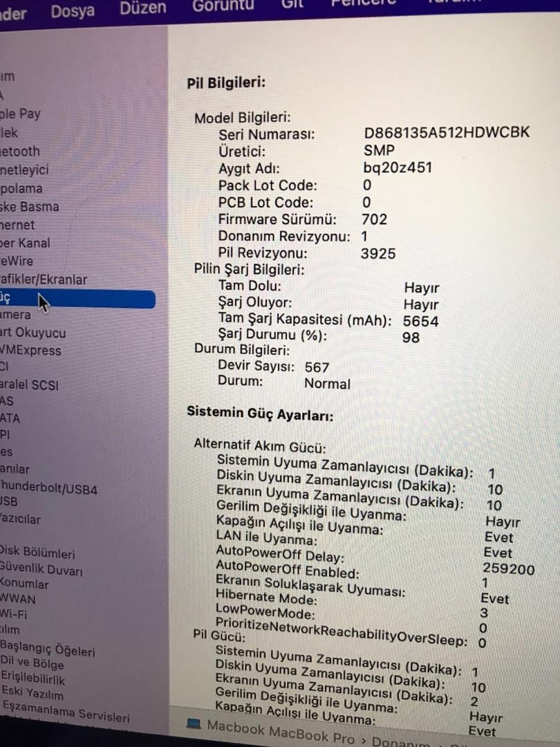 Pazarlıksız! Macbook pro 2017 - 16 gb - 4