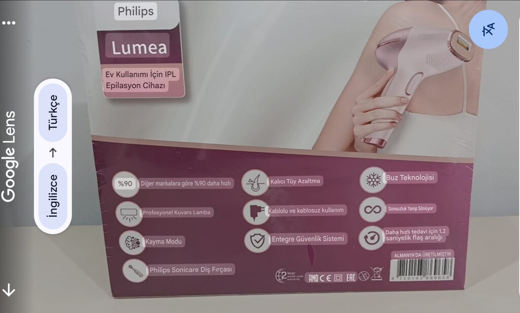 PHİLİPS LUMEA EPİLASYON CİHAZI { BUZ TEKNOLOJİSİ} - 5