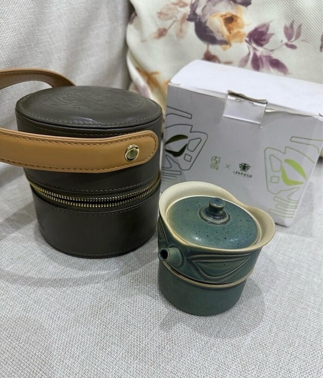 Seramik Çay Seti Teapot Demlik Fincan Yurtdışı Orijinal - 2