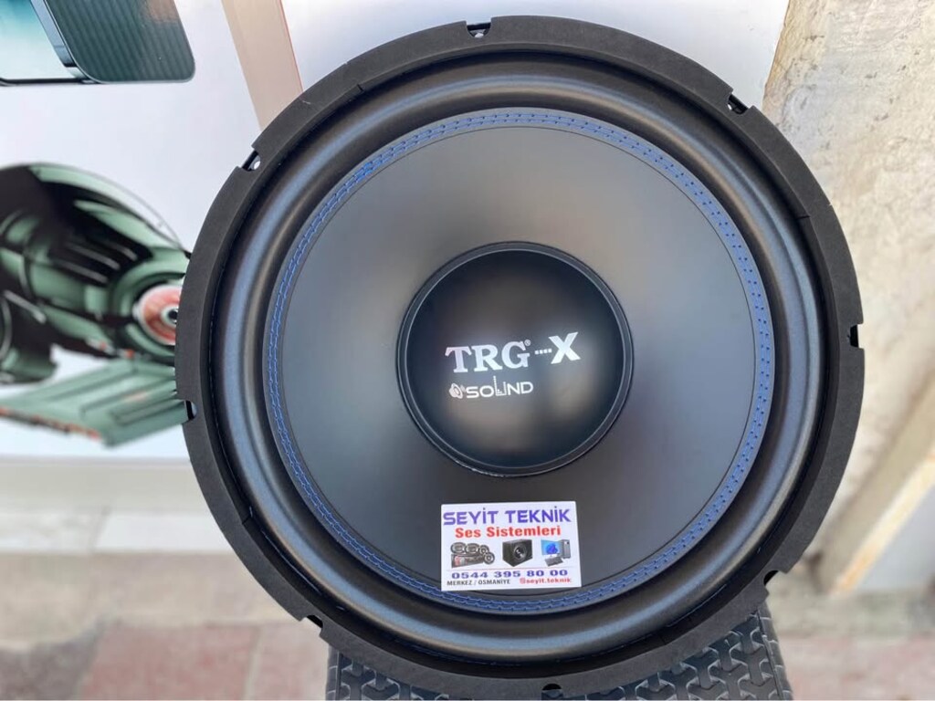 TRG-X BASS BUFER 38CM 1500WAAT 30CM 1200 WAAT ŞOOK FİYAT ÇİFT BOBİN - 3