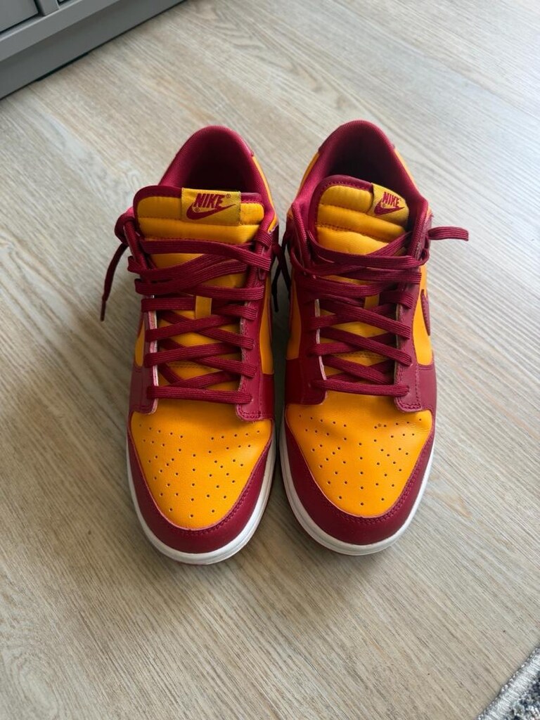Nike dunk love sarı kırmızı erkek ayakkabısı