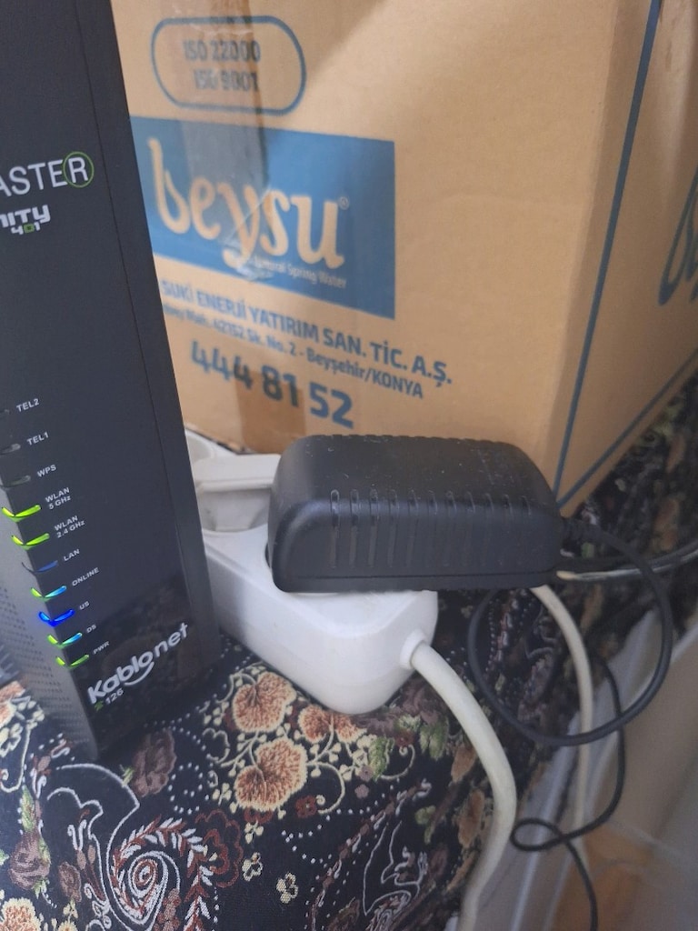 orjinal ktec AC Adaptör türksat kablo modem ve diger modemlere uyumlu - 3