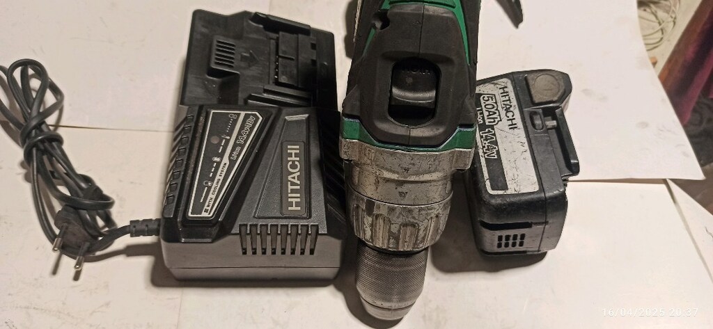 ORİJİNAL HİTACHİ 14 VOLT GÜÇLÜ DARBELİ MATKAP - 7