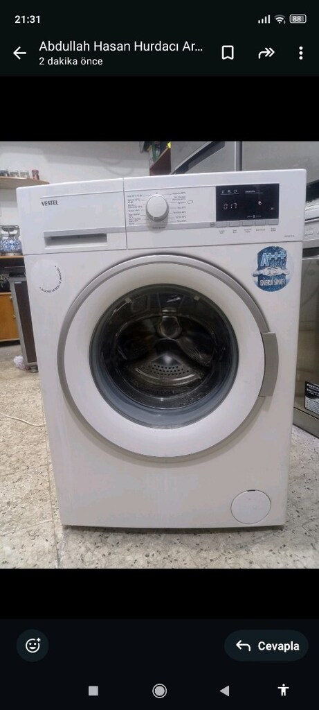 A+++VESTEL 8Kg Çamaşır Temiz SESSİZ Orjinal Nakliye ÜCRETSİZ - 2