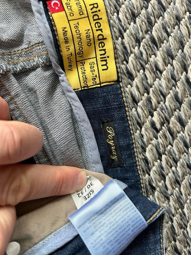 riderdenim korumalı 30/32 beden kot pantolon - 3