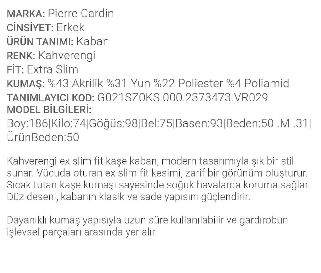 Pierre Cardin KABAN - 7